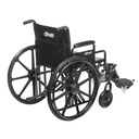Sentra EC Heavy Duty Wheelchair (Detachable Desk Arms and Elevating Leg Rests, 20" Seat)_image_13