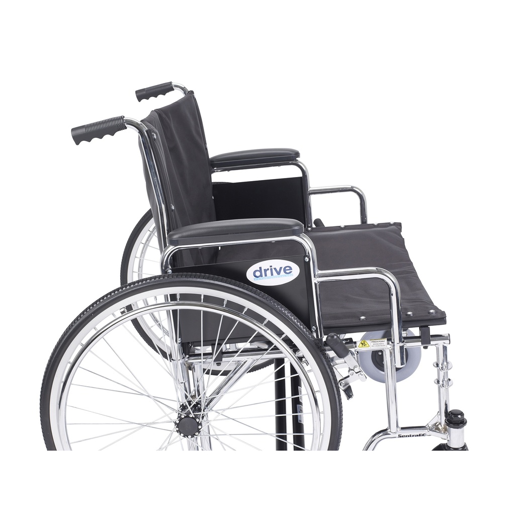 Sentra EC Heavy Duty Extra Wide Wheelchair (Detachable Desk Arms, 30" Seat)_image_13