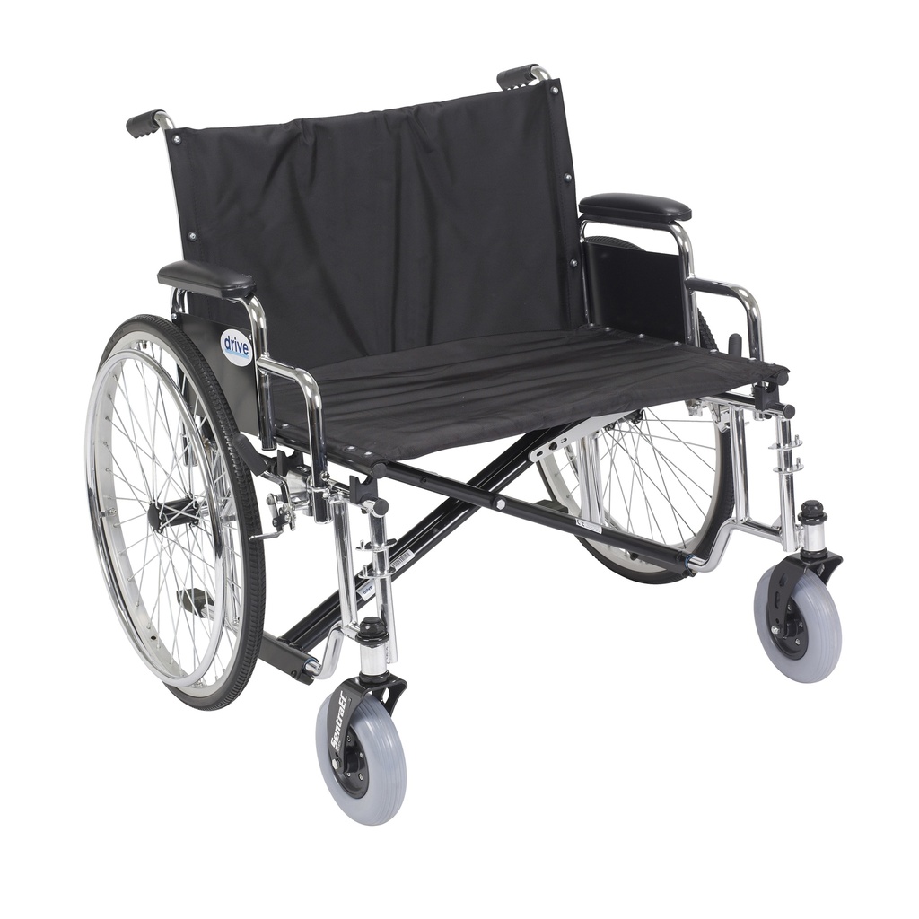 Sentra EC Heavy Duty Extra Wide Wheelchair (Detachable Desk Arms, 28" Seat)_image_11
