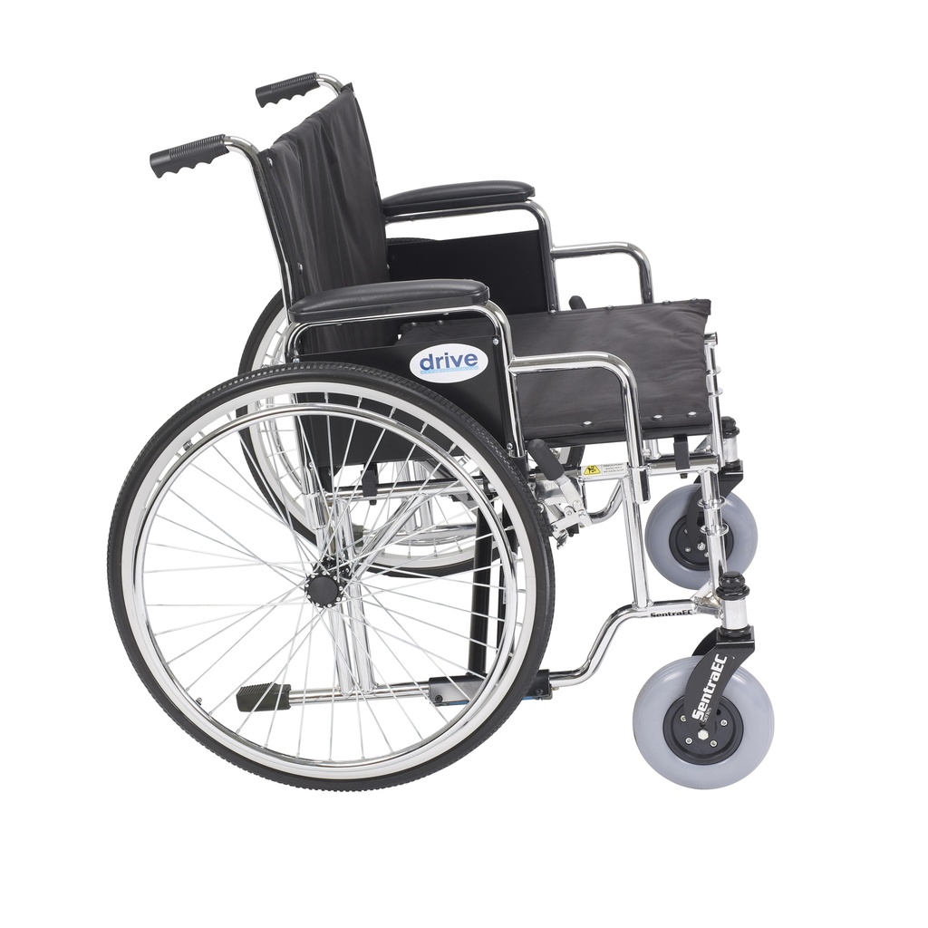 Sentra EC Heavy Duty Extra Wide Wheelchair (Detachable Desk Arms, 28" Seat)_image_12