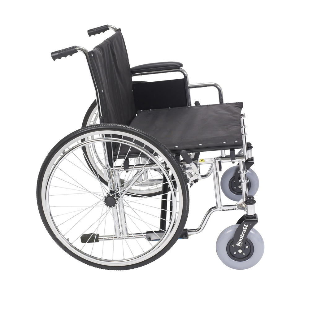 Sentra EC Heavy Duty Extra Wide Wheelchair (Detachable Desk Arms, 28" Seat)_image_13