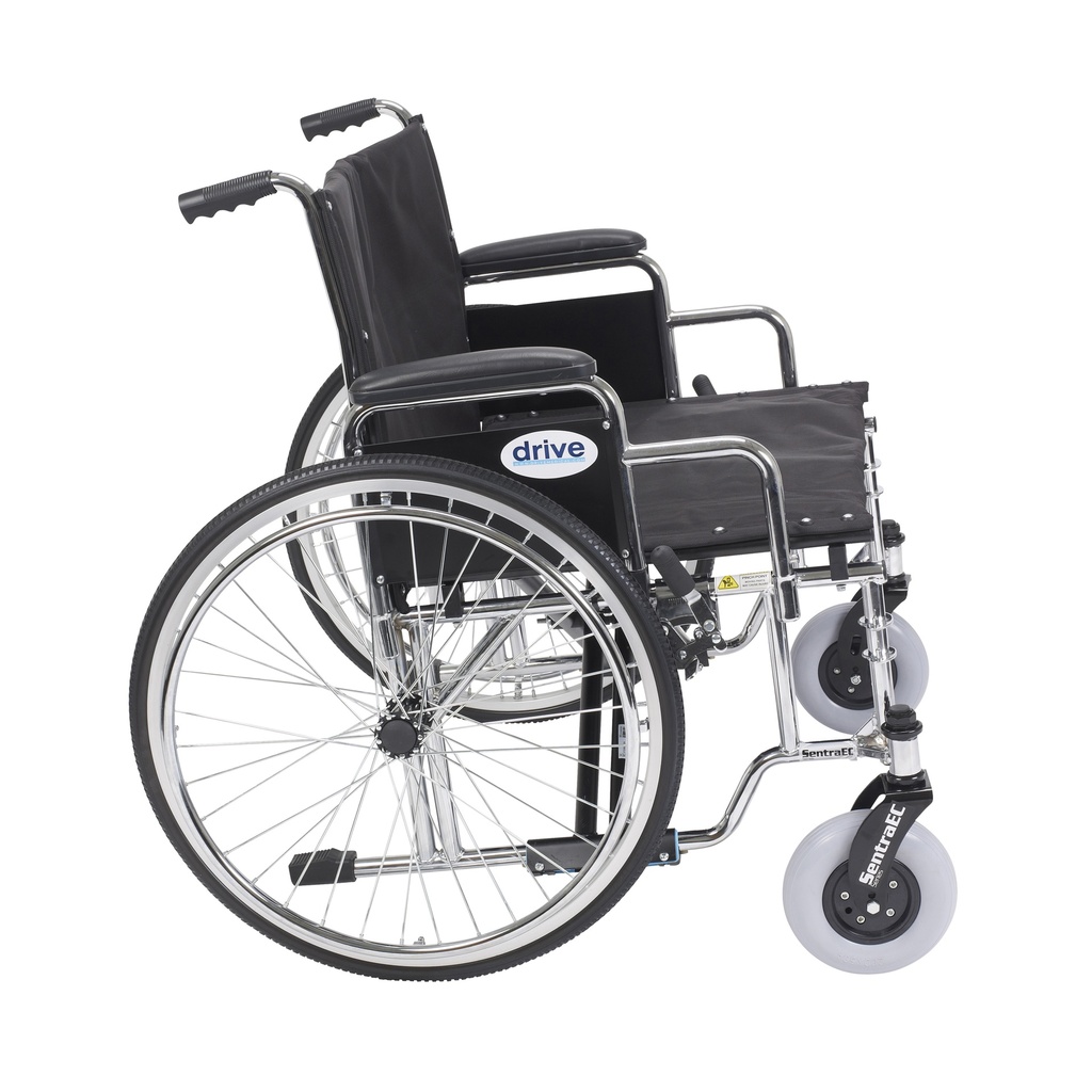Sentra EC Heavy Duty Extra Wide Wheelchair (Detachable Desk Arms, 26" Seat)_image_12