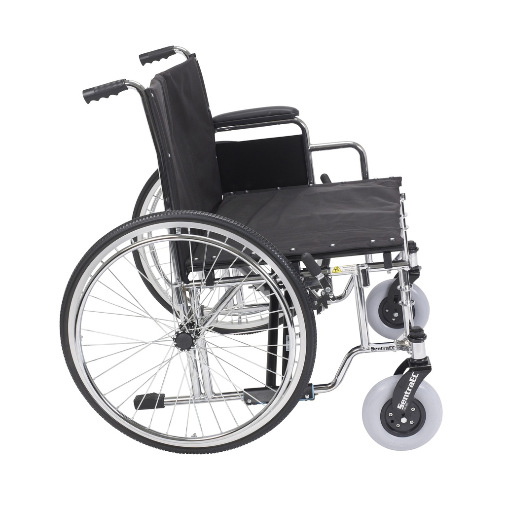 Sentra EC Heavy Duty Extra Wide Wheelchair (Detachable Desk Arms, 26" Seat)_image_13