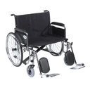 Sentra EC Heavy Duty Extra Wide Wheelchair (Detachable Full Arms and Elevating Leg Rests, 30" Seat)_image_11