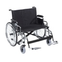 Sentra EC Heavy Duty Extra Wide Wheelchair (Detachable Desk Arms and Swing Away Foot Rests, 28" Seat)_image_11