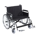 Sentra EC Heavy Duty Extra Wide Wheelchair (Detachable Full Arms and Swing Away Foot Rests, 28" Seat)_image_11