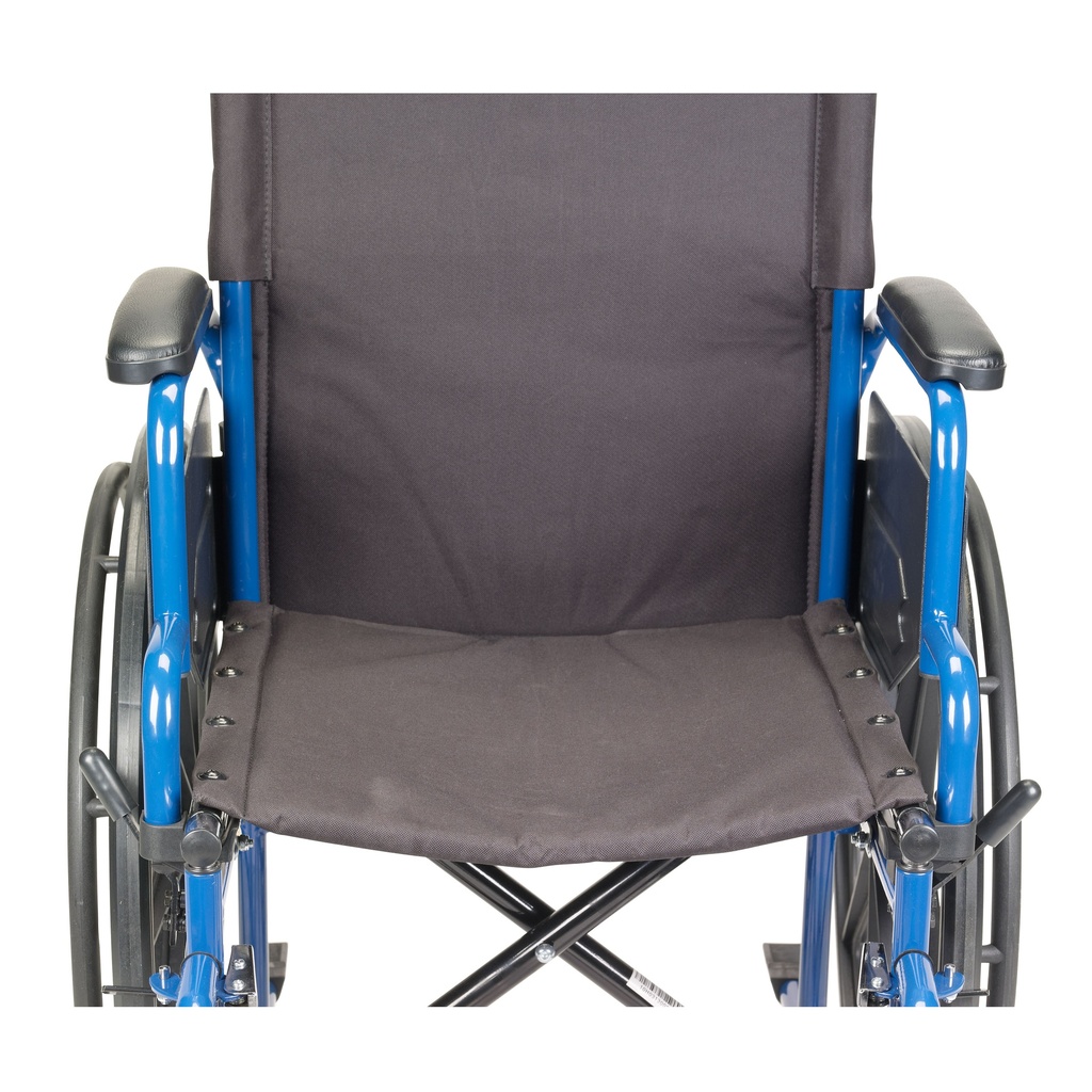 Blue Streak Wheelchair with Flip Back Desk Arms (Elevating Leg Rests, 16" Seat)_image_14