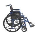 Blue Streak Wheelchair with Flip Back Desk Arms (Swing Away Footrest, 18" Seat)_image_12