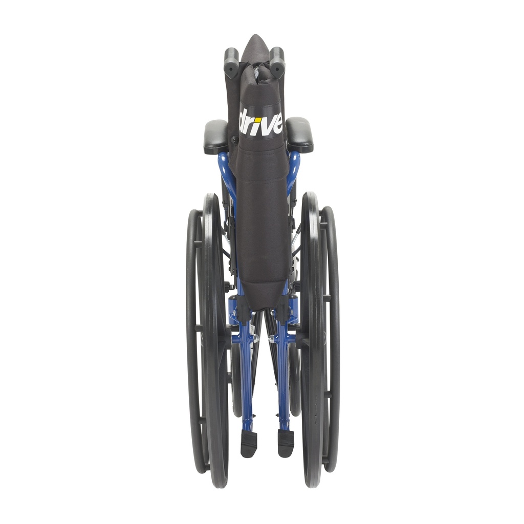 Blue Streak Wheelchair with Flip Back Desk Arms (Elevating Leg Rests, 18" Seat)_image_16