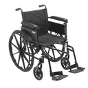 Cruiser X4 Lightweight Dual Axle Wheelchair with Adjustable Detatchable Arms (Full Arms, 16" Seat)_image_11