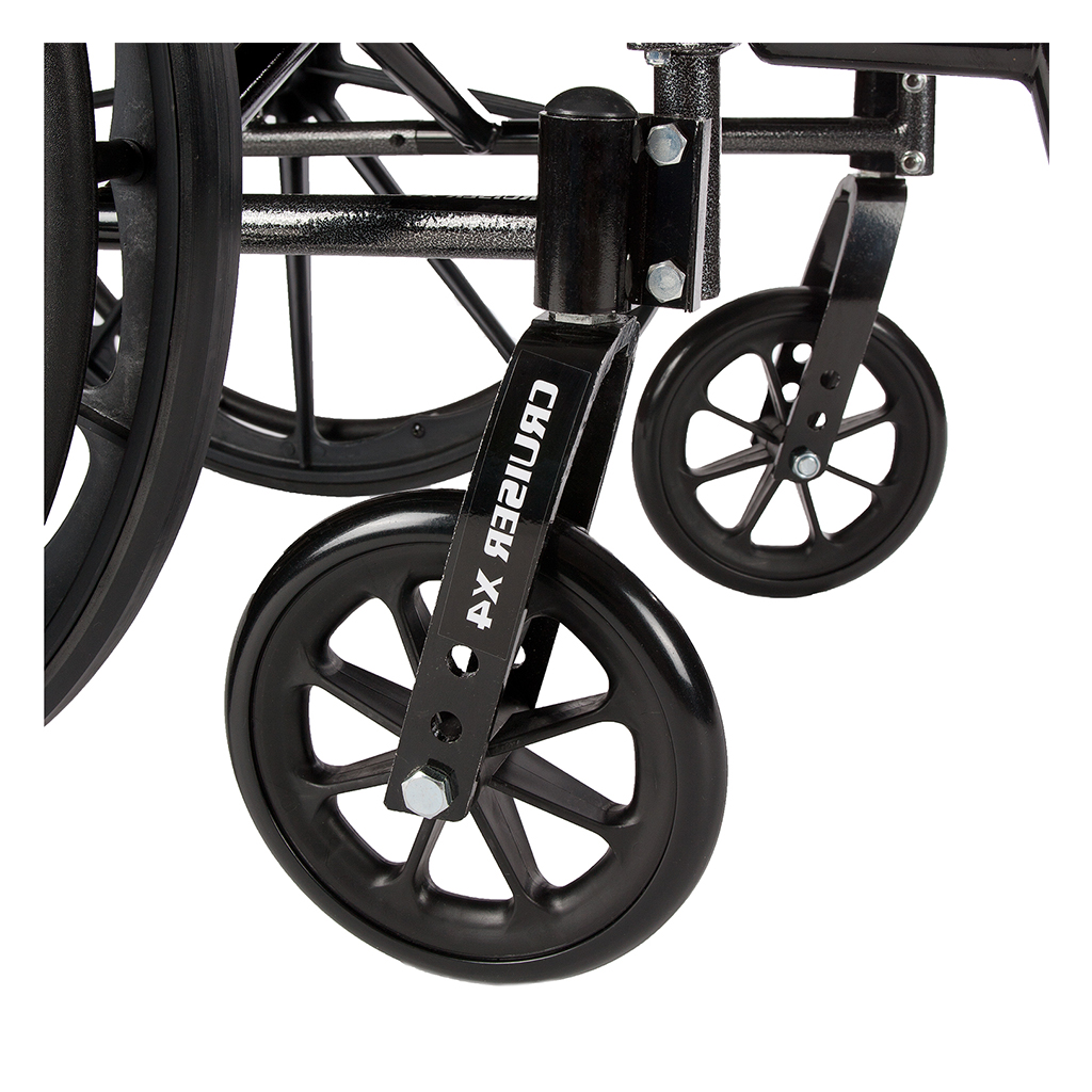 Cruiser X4 Lightweight Dual Axle Wheelchair with Adjustable Detatchable Arms (Desk Arms, 16" Seat)_image_20