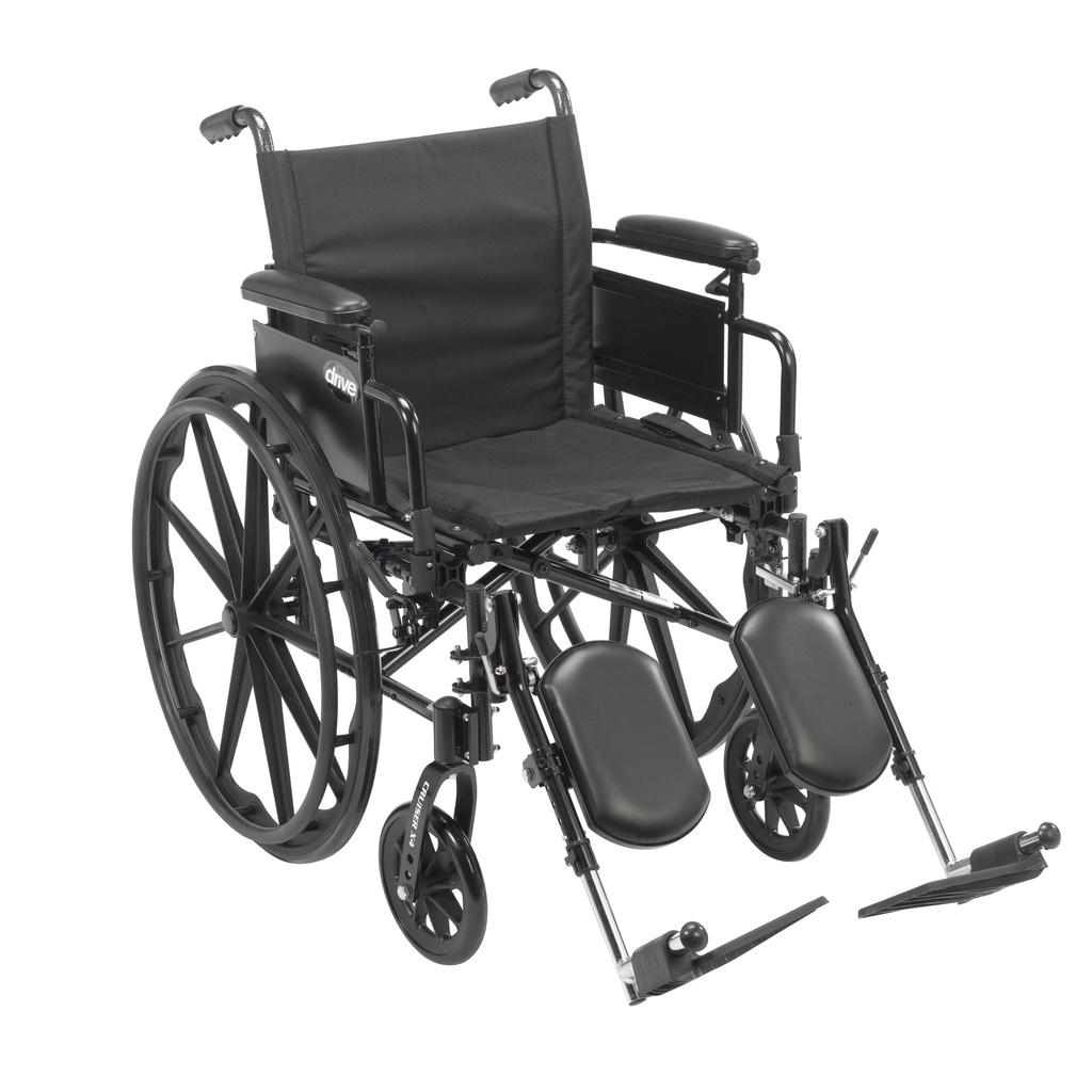Cruiser X4 Lightweight Dual Axle Wheelchair with Adjustable Detatchable Arms (Desk Arms, 16" Seat)_image_21