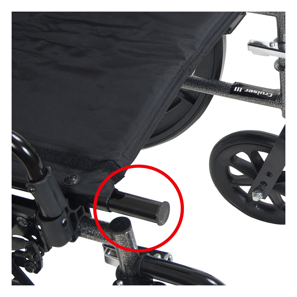 Cruiser X4 Lightweight Dual Axle Wheelchair with Adjustable Detatchable Arms (Desk Arms, 18" Seat)_image_16