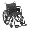 Cruiser X4 Lightweight Dual Axle Wheelchair with Adjustable Detatchable Arms (Desk Arms, 18" Seat)_image_21