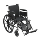 Cruiser III Light Weight Wheelchair with Flip Back Removable Arms (Flip Back Removable Full Arms and Elevating Leg Rests, 20" Seat)_image_11
