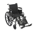 Cruiser III Light Weight Wheelchair with Flip Back Removable Arms (Flip Back Removable Desk Arms and Elevating Leg Rests, 18" Seat)_image_11
