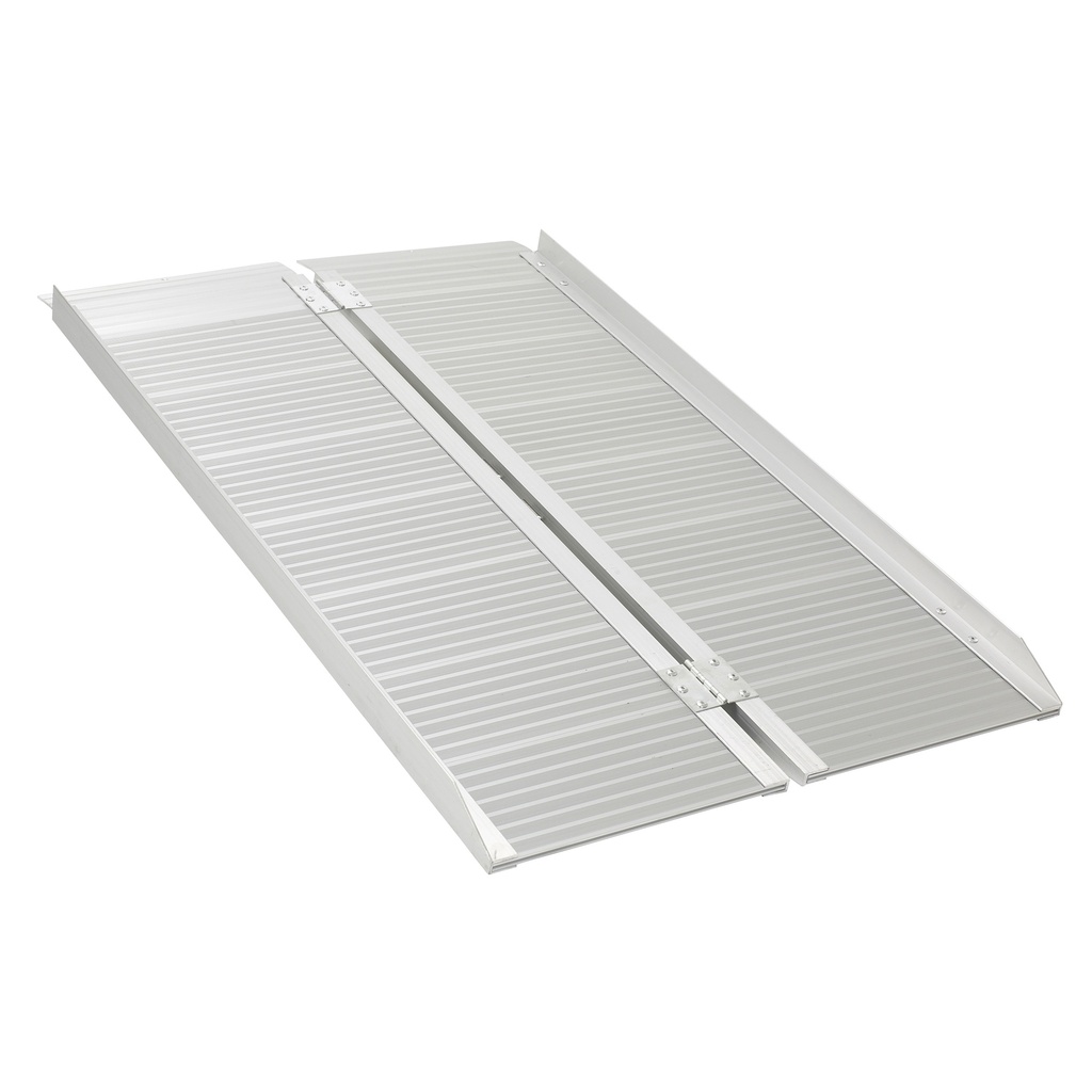 Single Fold Portable Wheelchair Scooter Ramp with Carry Handle and Travel Bag (4' Long)_image_13