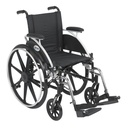 Viper Wheelchair with Flip Back Removable Arms (Flip Back Removable Desk Arms and Swing away Footrests, 14" Seat)_image_11