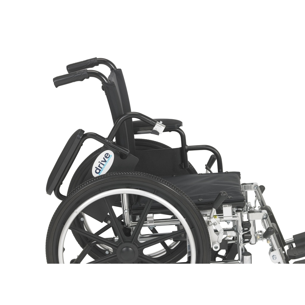 Viper Wheelchair with Flip Back Removable Arms (Flip Back Removable Desk Arms and Elevating Leg Rests, 14" Seat)_image_13