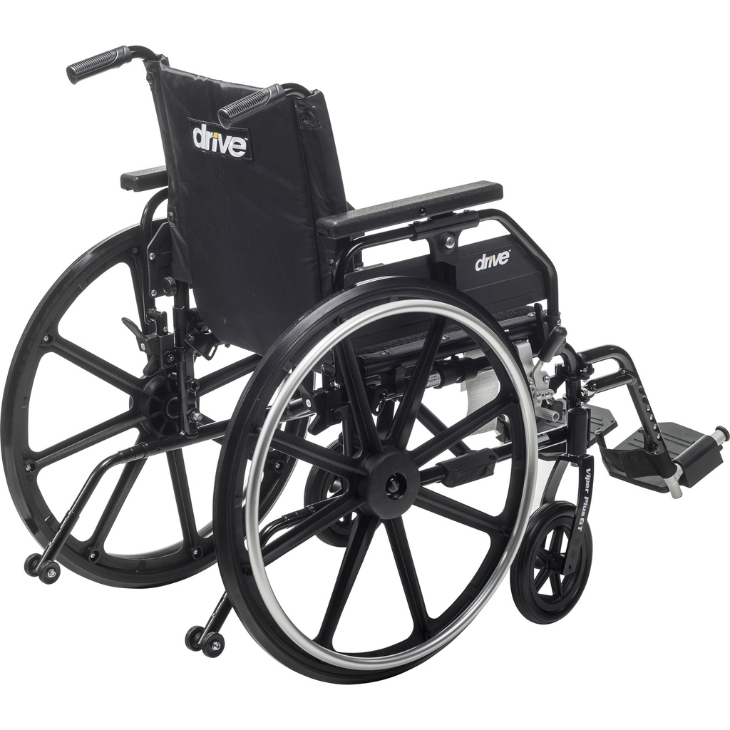 Viper Plus GT Wheelchair with Universal Armrests (Swing-Away Footrests, 22" Seat)_image_12