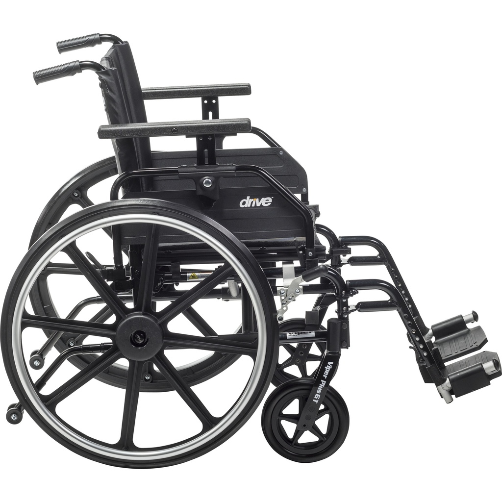 Viper Plus GT Wheelchair with Universal Armrests (Swing-Away Footrests, 22" Seat)_image_13