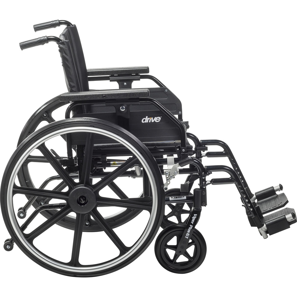 Viper Plus GT Wheelchair with Universal Armrests (Swing-Away Footrests, 20" Seat)_image_16