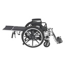 Viper Plus Light Weight Reclining Wheelchair with Elevating Leg rest and Flip Back Detachable Arms (12" Seat)_image_12