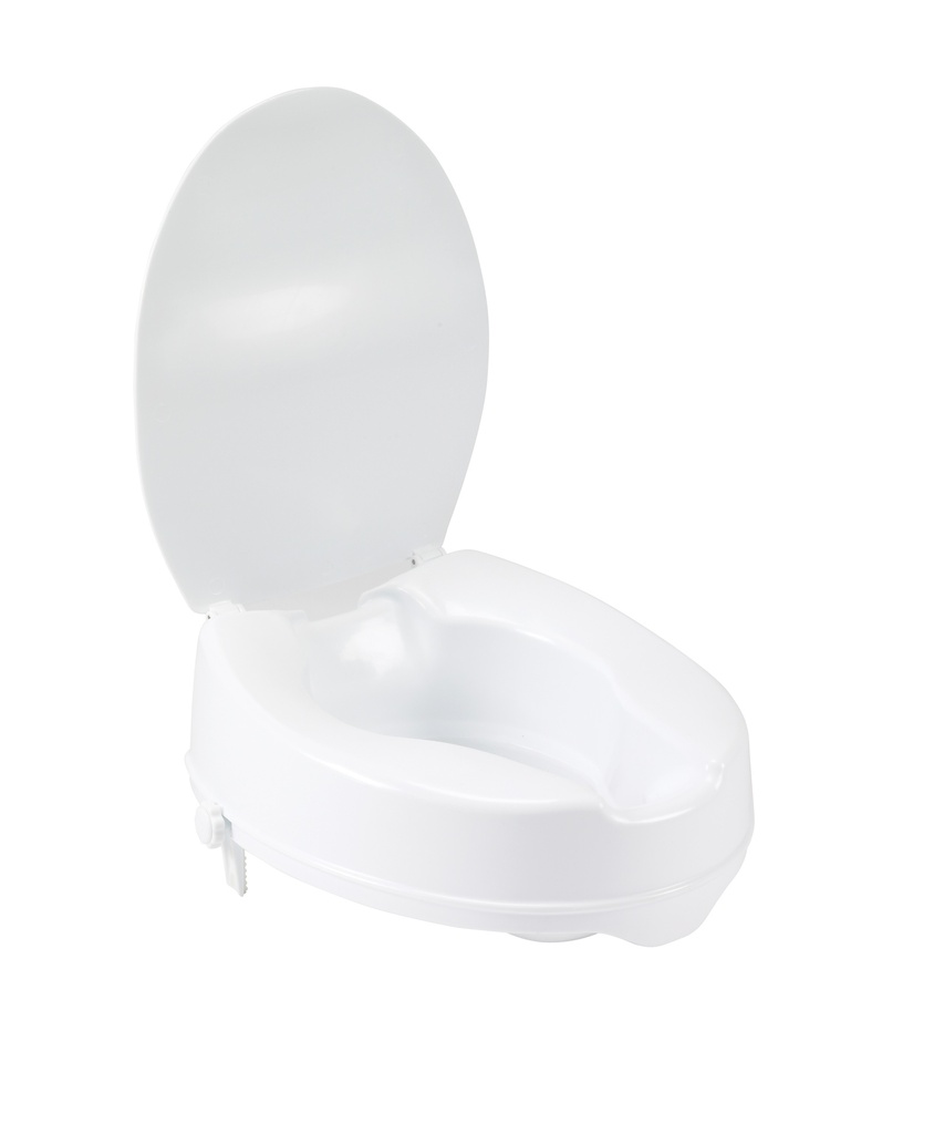 Raised Toilet Seat with Lock and Lid, Standard Seat_image_11