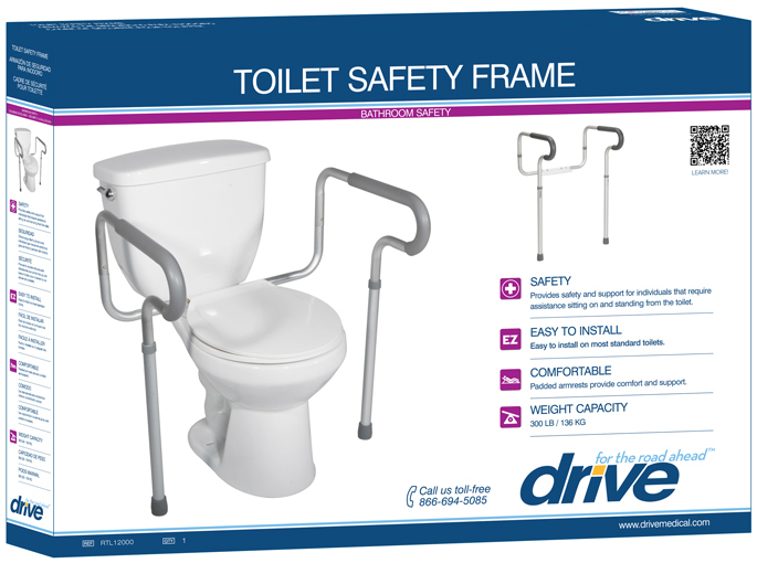 Toilet Safety Frame with Padded Armrests_image_13