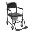 Commode chair with Four wheels (4 locks)_gallery_11