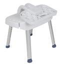 Bathroom Safety Shower Chair with Folding Back_image_11