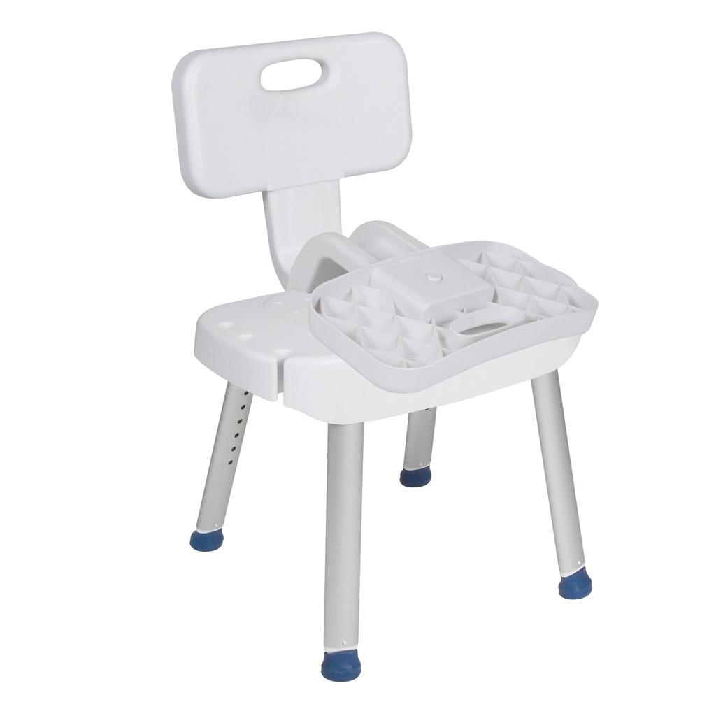 Bathroom Safety Shower Chair with Folding Back_image_12