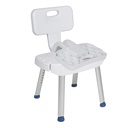 Bathroom Safety Shower Chair with Folding Back_image_12