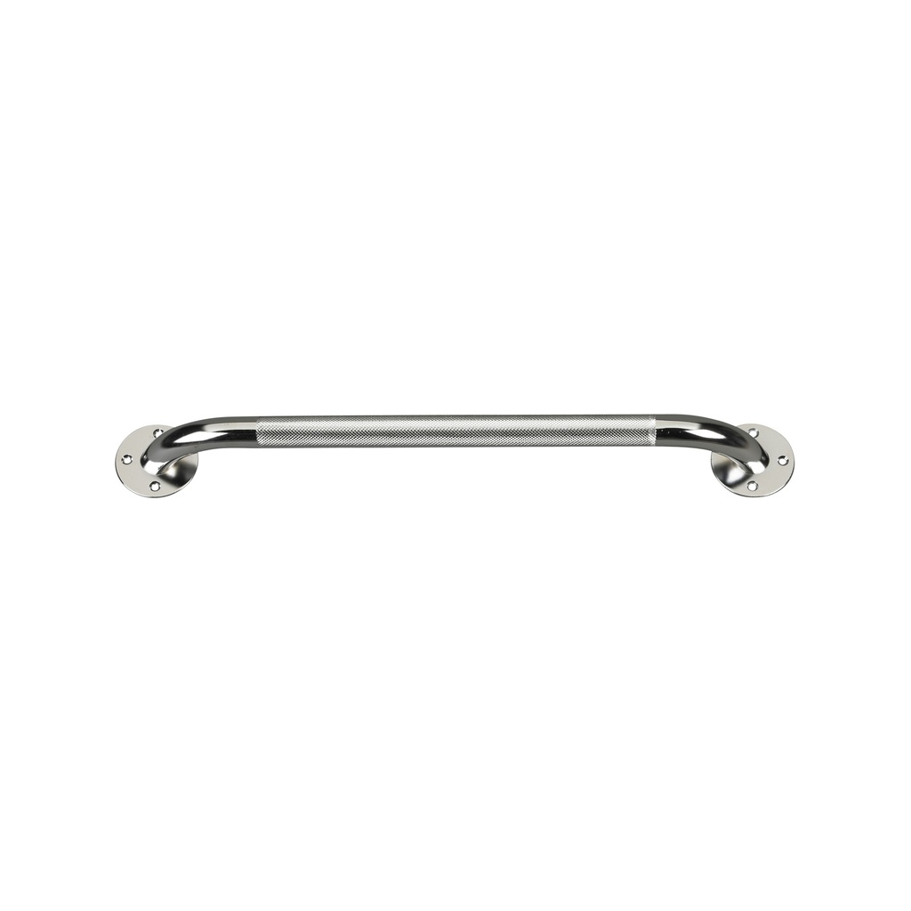 Chrome Knurled Grab Bar, 18"_image_11