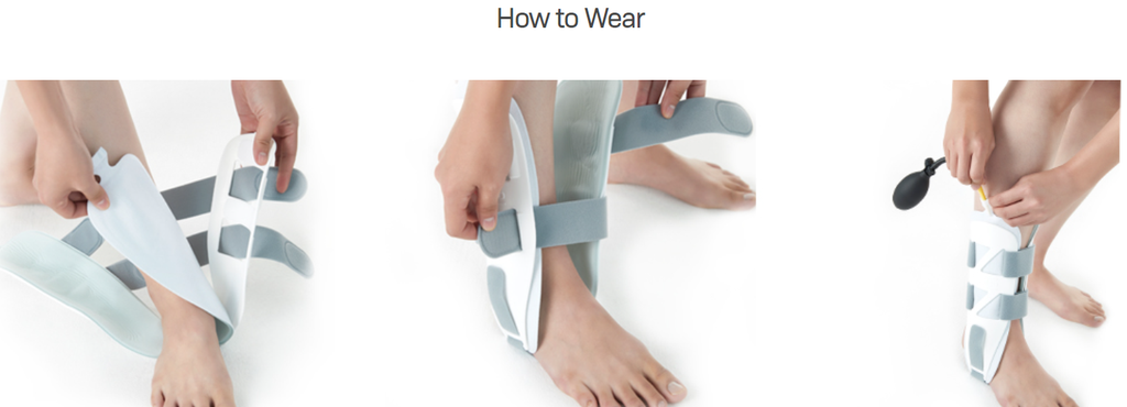 Air Gel Stirrup Ankle Brace Stabilizer For Sprained Ankle Cross Auxiliary Fixing Belt Ankle Side Stabilizer For Soft Tissue Injuries_gallery_19