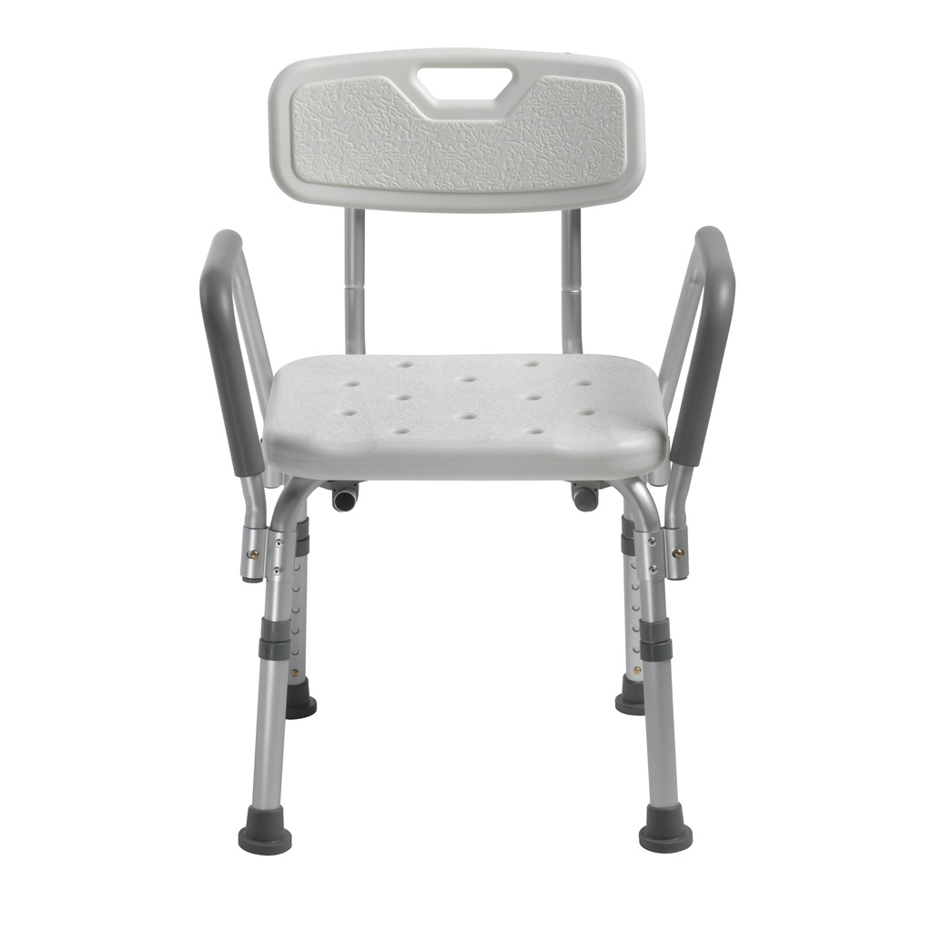 Knock Down Bath Bench with Back and Padded Arms_image_11