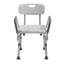 Knock Down Bath Bench with Back and Padded Arms_image_11