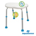 Adjustable Bath and Shower Chair with Non-Slip Comfort Seat, White_image_11