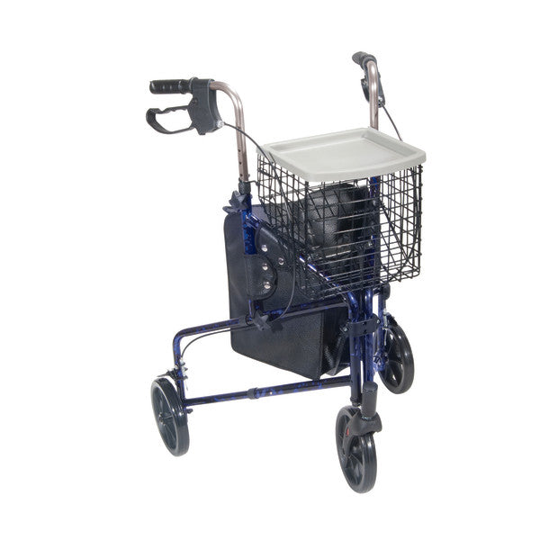 Drivemedical Deluxe 3 Wheel Aluminum Rollator, 7.5" Casters_gallery_12