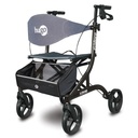 Drivemedical Hugo eXplore Side-Fold Rolling walker with a Seat_gallery_11