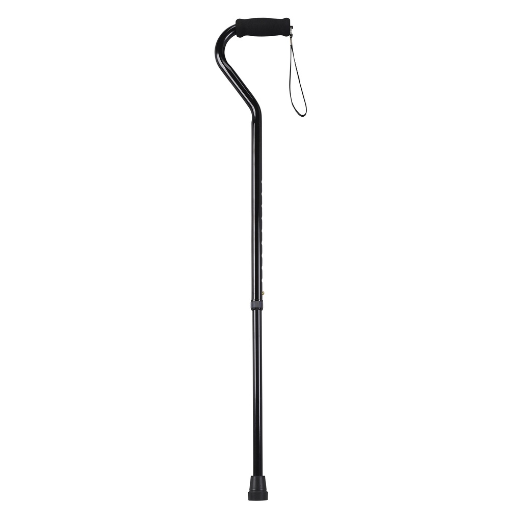 Foam Grip Offset Handle Walking Cane (BLACK)_image_12