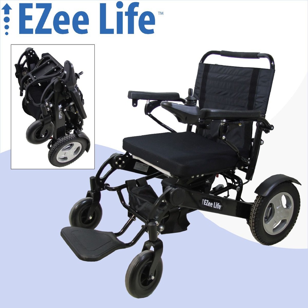 Bariatric Electric Folding Wheelchair - 352 lb Capacity - 21" Seat - CH4076_gallery_15