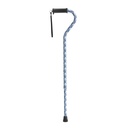 Adjustable Height Offset Handle Cane with Gel Hand Grip (BLACK)_image_11