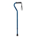 Adjustable Height Offset Handle Cane with Gel Hand Grip (Blue Crackle)_image_11