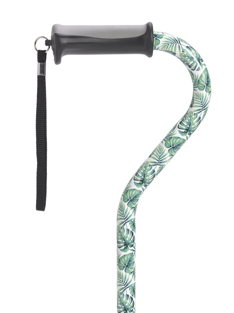 Adjustable Height Offset Handle Cane with Gel Hand Grip (Blue Crackle)_image_16