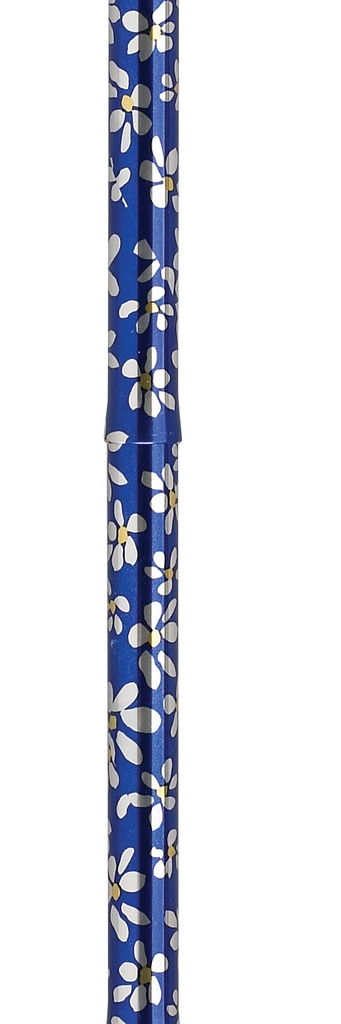 Lightweight Adjustable Folding Cane with T Handle (Black Floral)_image_14