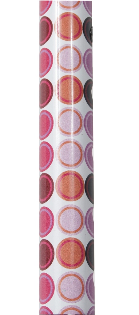 Lightweight Adjustable Folding Cane with T Handle (Black Floral)_image_16