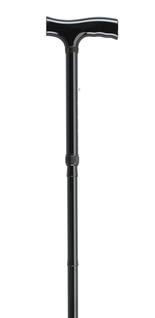 Lightweight Adjustable Folding Cane with T Handle (Black Floral)_image_20