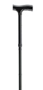 Lightweight Adjustable Folding Cane with T Handle (BLACK)_image_21
