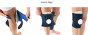 Knee Brace Support With Open Patella & Ice Bag For Pain Relief & Injury Recovery Adjustable Knee Brace For Injury & Recovery - Blue_gallery_15